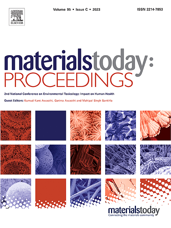 Go to journal home page - Materials Today: Proceedings